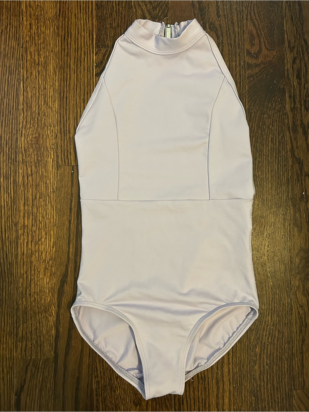 Ainsliewear High Neck Leotard in Light Lavender size XL